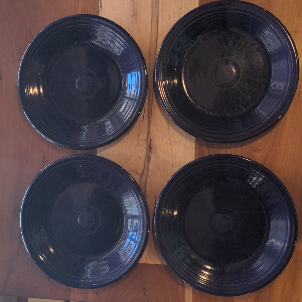 Fiestaware Fiesta Dinner Plate Dish Mulberry Purple - Set of 4